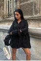 Alina Kol Cut Out Keten Gömlek 3252-08