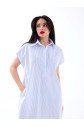 7450 ELBİSE-MIAMI ÇİZGİLİ