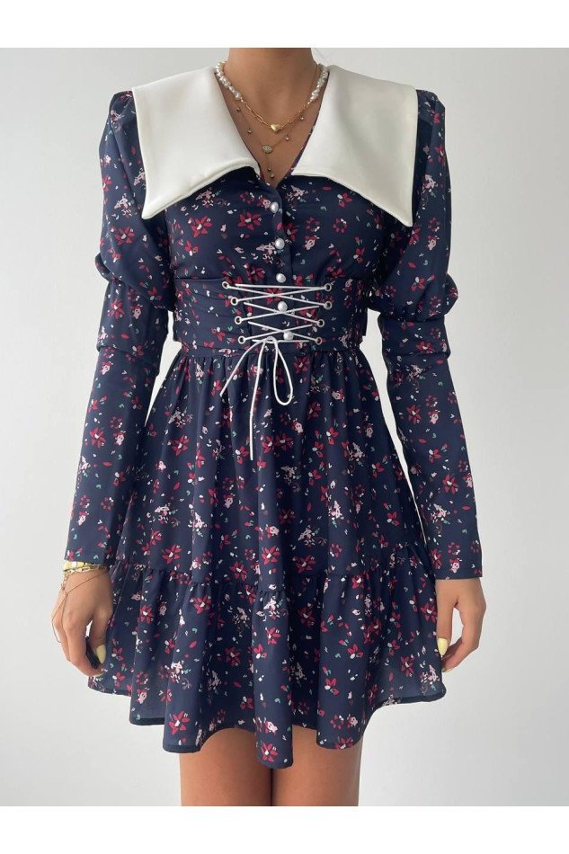 Dreamy İp Detaylı Mini Elbise