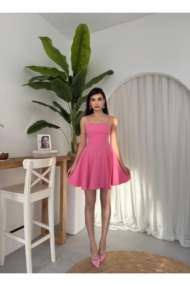 Pole İp Askılı Elbise