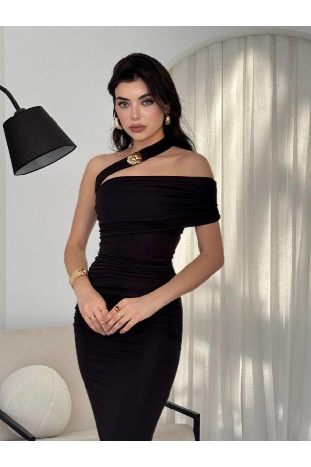 Reta Çapraz Omuz Elbise