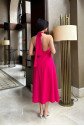 Ruby Sırt Dekoteli Elbise 2561-8