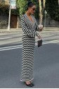 Laura Derin Dekolte Kroşe Elbise 2712-0025