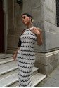 Melina Ajurlu Halter Yaka Elbise 2774