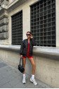 Alisa Oversize Kapitone Bomber Ceket 7058 -08