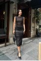 Cindy Transparan Tül Elbise 2683-8