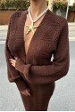 Laura Derin Dekolte Kroşe Elbise 2712-0025