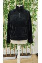 Kadın Uzun Kollu önden Fermuarlı Cepli Peluş Sweat