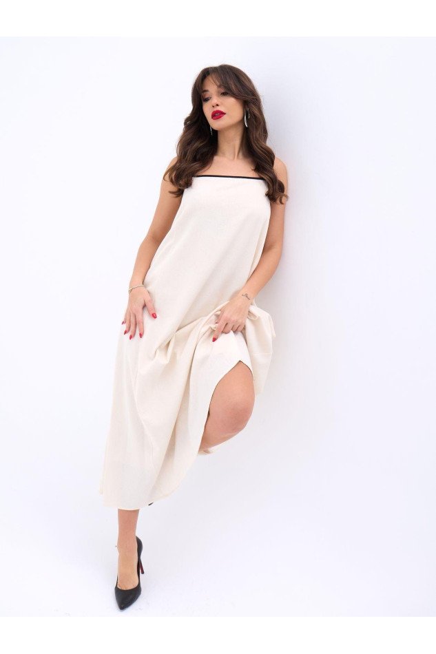 7103 ELBİSE-BEJ