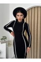 Ribbon Triko Elbise