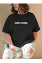 Baskılı T-shirt - Siyah